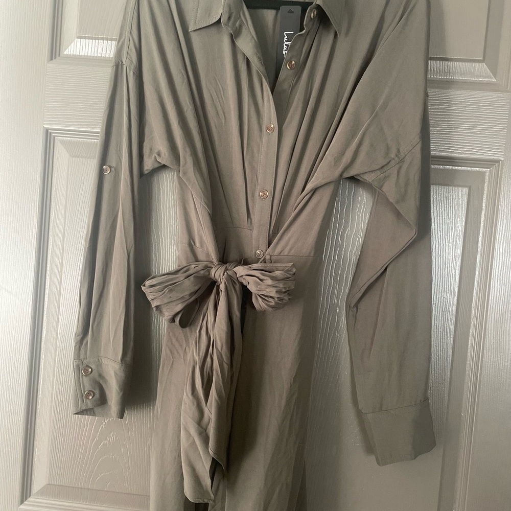 Lulu's Olive Green Mini Dress